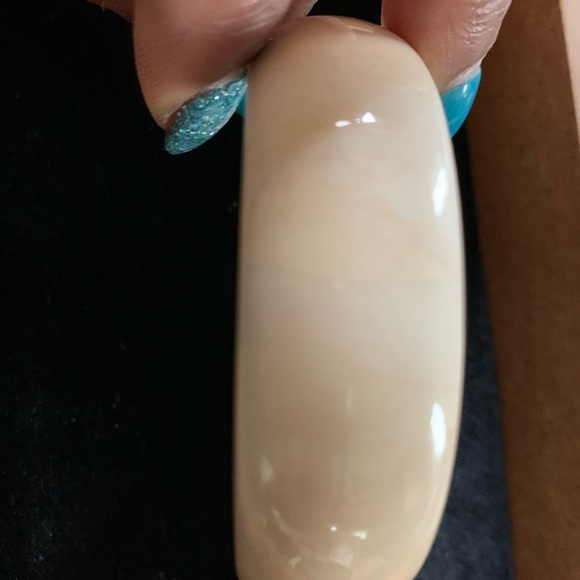 Natural Buffalo Bone Bangle - Picture 8 of 8